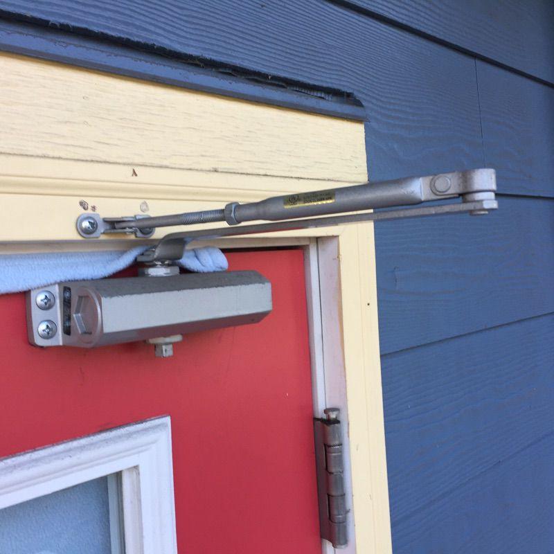 how to install a commercial door closer video
