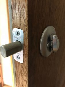 Home lock - deadbolt unlock