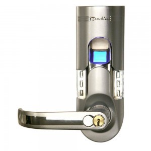 iTouchless Silver Left-Handed Electronic Entry Door Lever