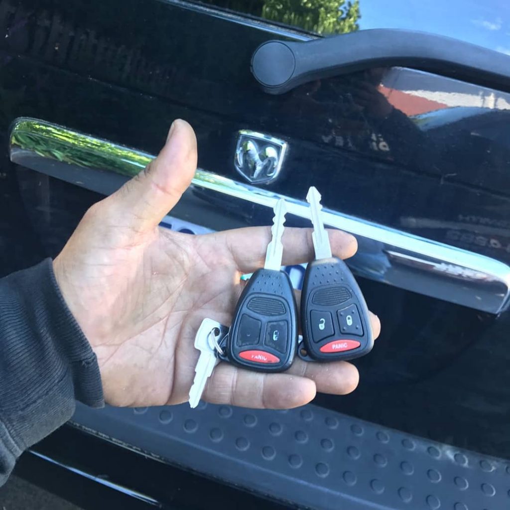 Car key made without the original key