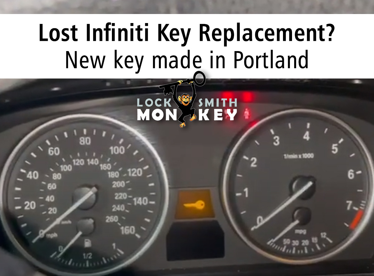 Lost Infiniti Key Replacement? New key made in Portland
